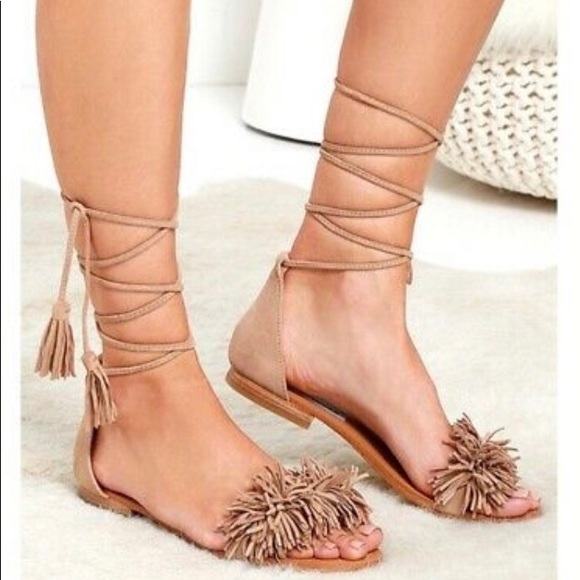 Steve Madden Shoes - Steve Madden lace up flat sandals